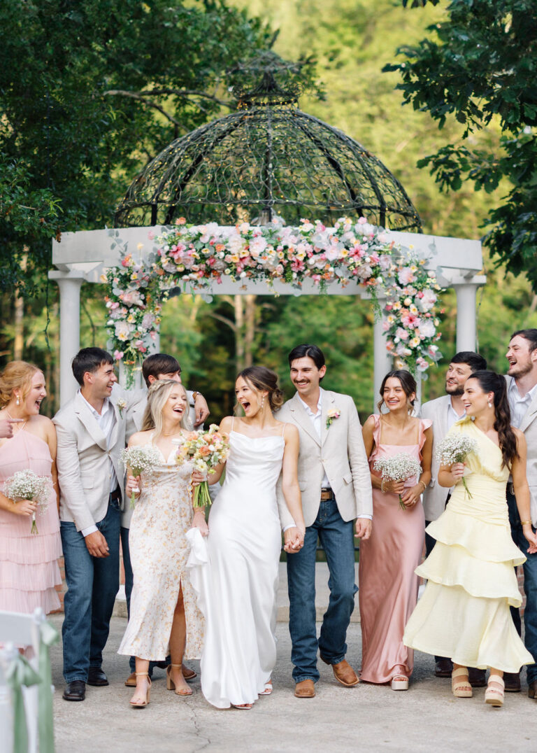 Vibrant Garden Party Wedding at Springs Ballroom in Iota, LA | Madison ...
