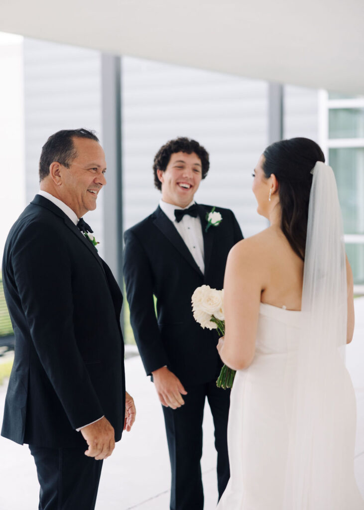 First look at Lauren and Colby's rainy day wedding at The Madison in Broussard, LA, photographed by Morgan Alysse Photography.