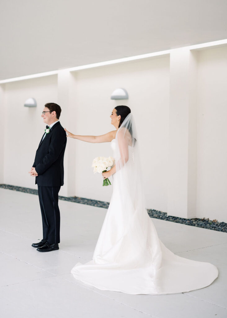 First look at Lauren and Colby's rainy day wedding at The Madison in Broussard, LA, photographed by Morgan Alysse Photography.