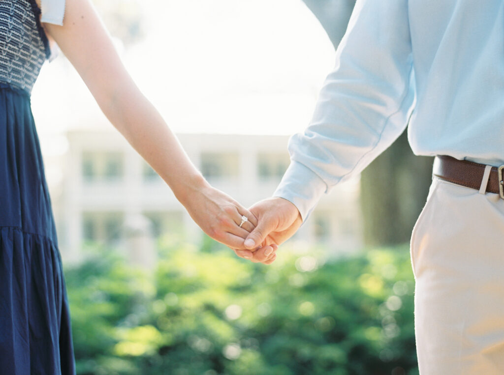 Romantic Rosedown Plantation engagement session in Saint Francisville, Louisiana, shot by Morgan Alysse Photography.