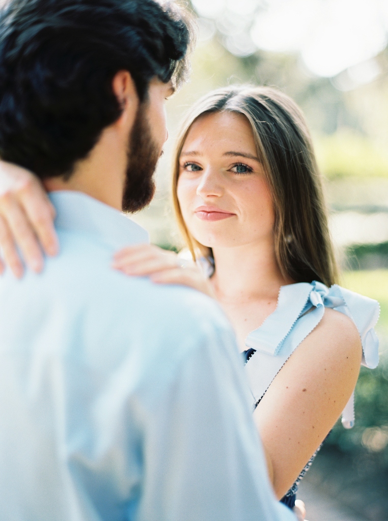 Romantic Rosedown Plantation engagement session in Saint Francisville, Louisiana, shot by Morgan Alysse Photography.