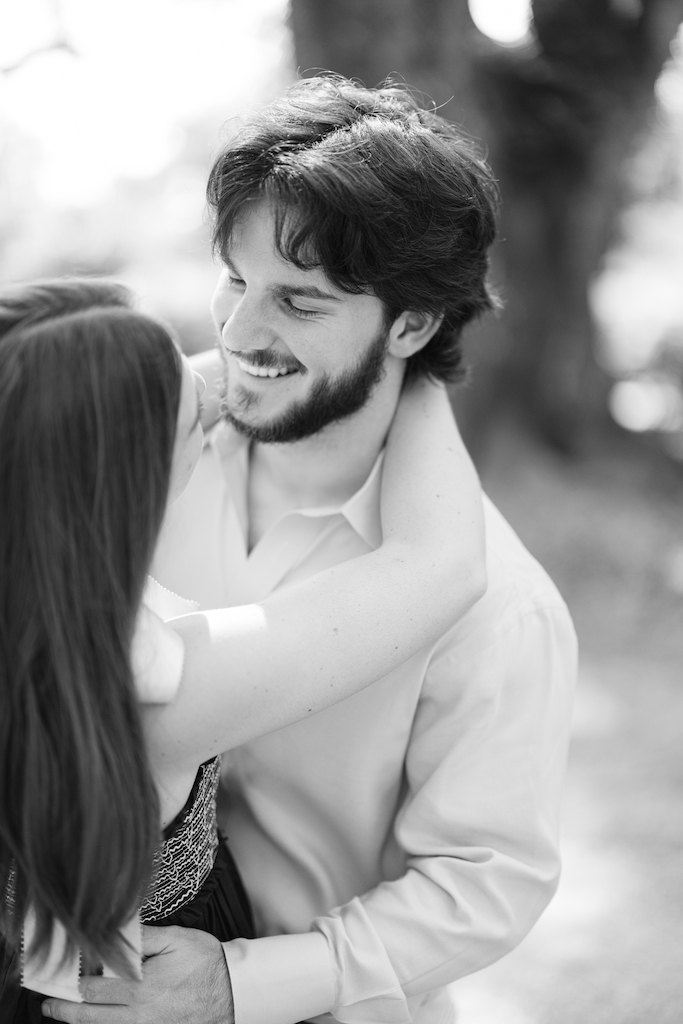 Romantic Rosedown Plantation engagement session in Saint Francisville, Louisiana, shot by Morgan Alysse Photography.