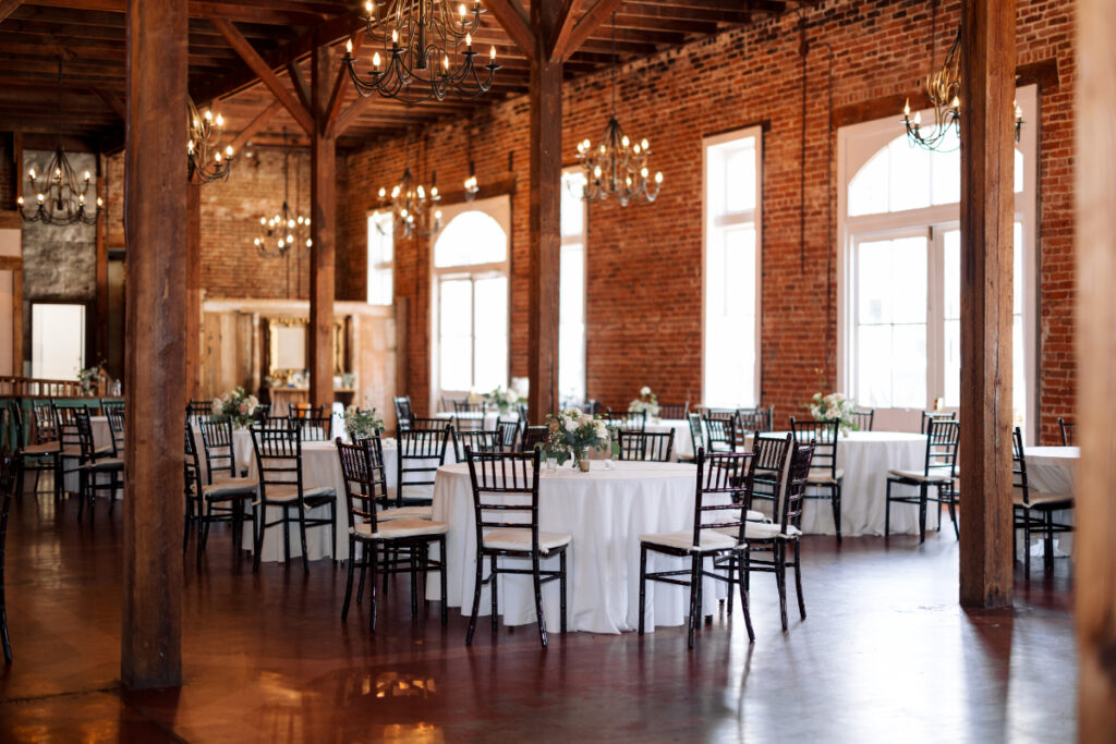 Wedding reception at Wolff Banquets & Receptions captured by Morgan Alysse Photography