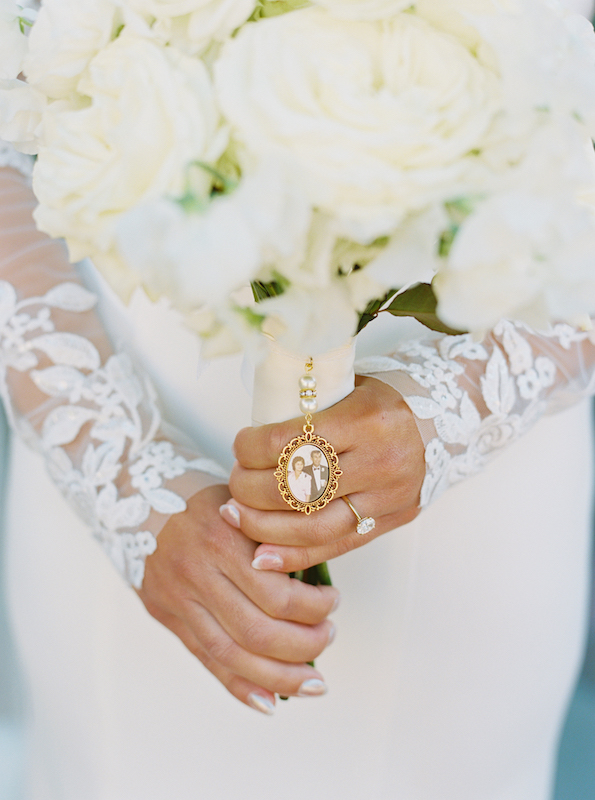 Classic bridal bouquet by KD Florals at Bayou Rum Distillery wedding